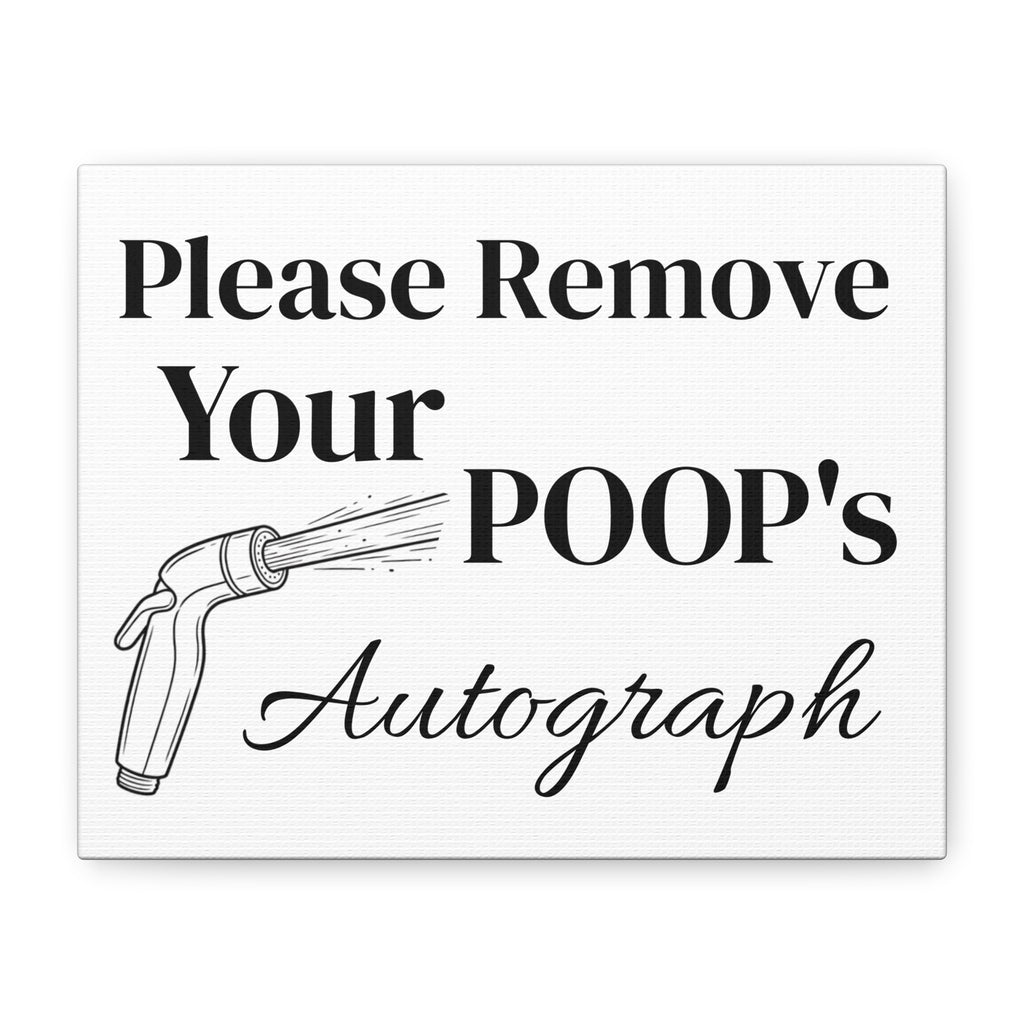 Bathroom canvas decor