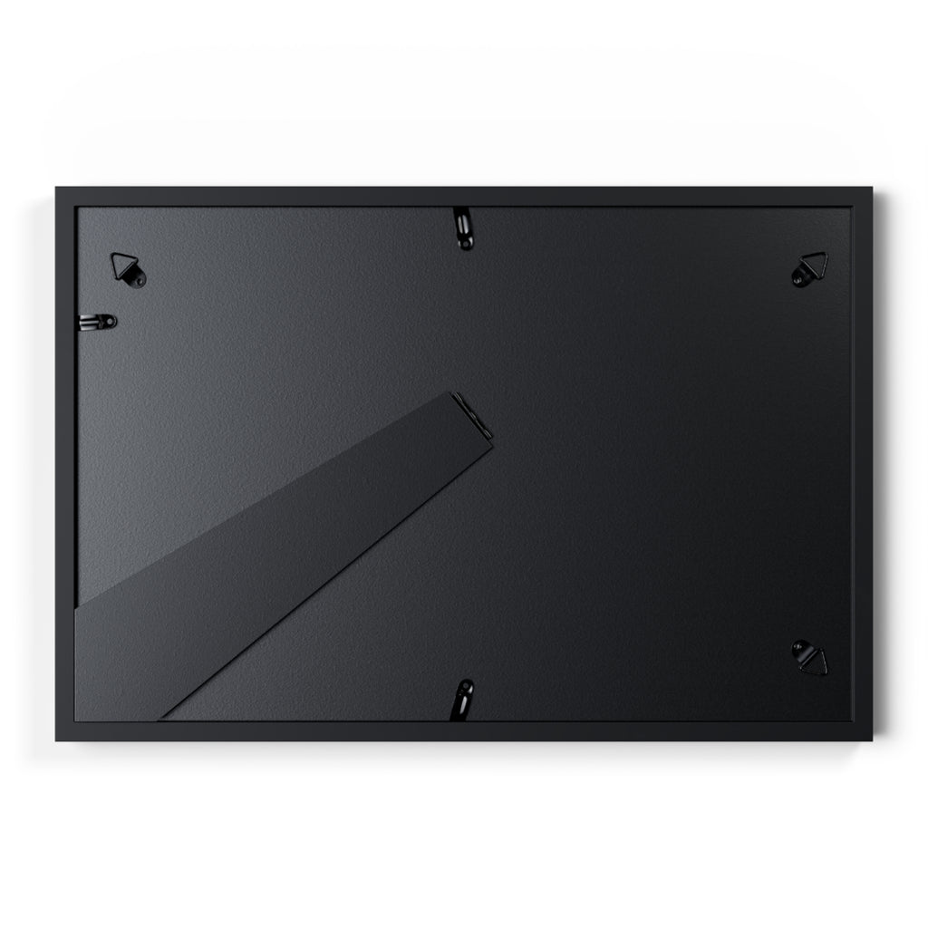 Copy of Framed Poster - 'Let It Go' Motivational Wall Art (Black Frame)