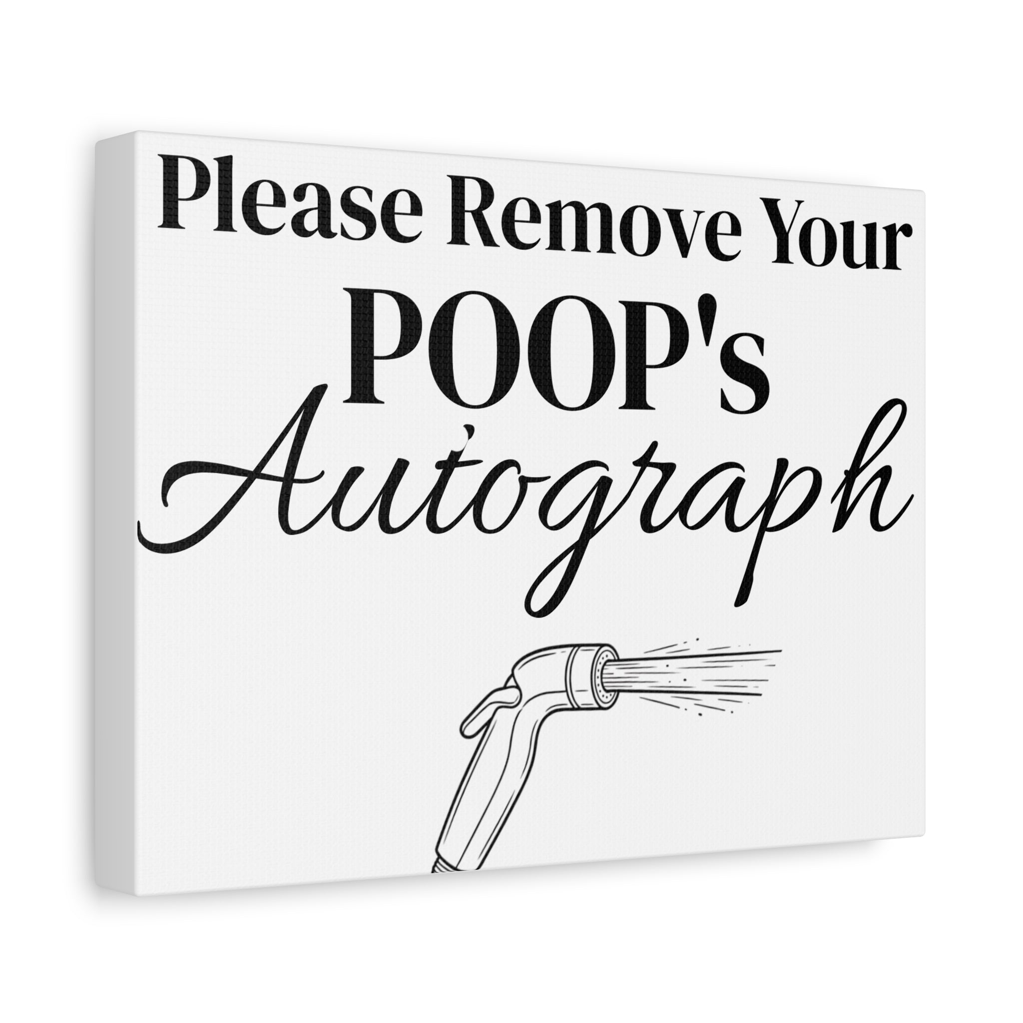 Bathroom canvas decor