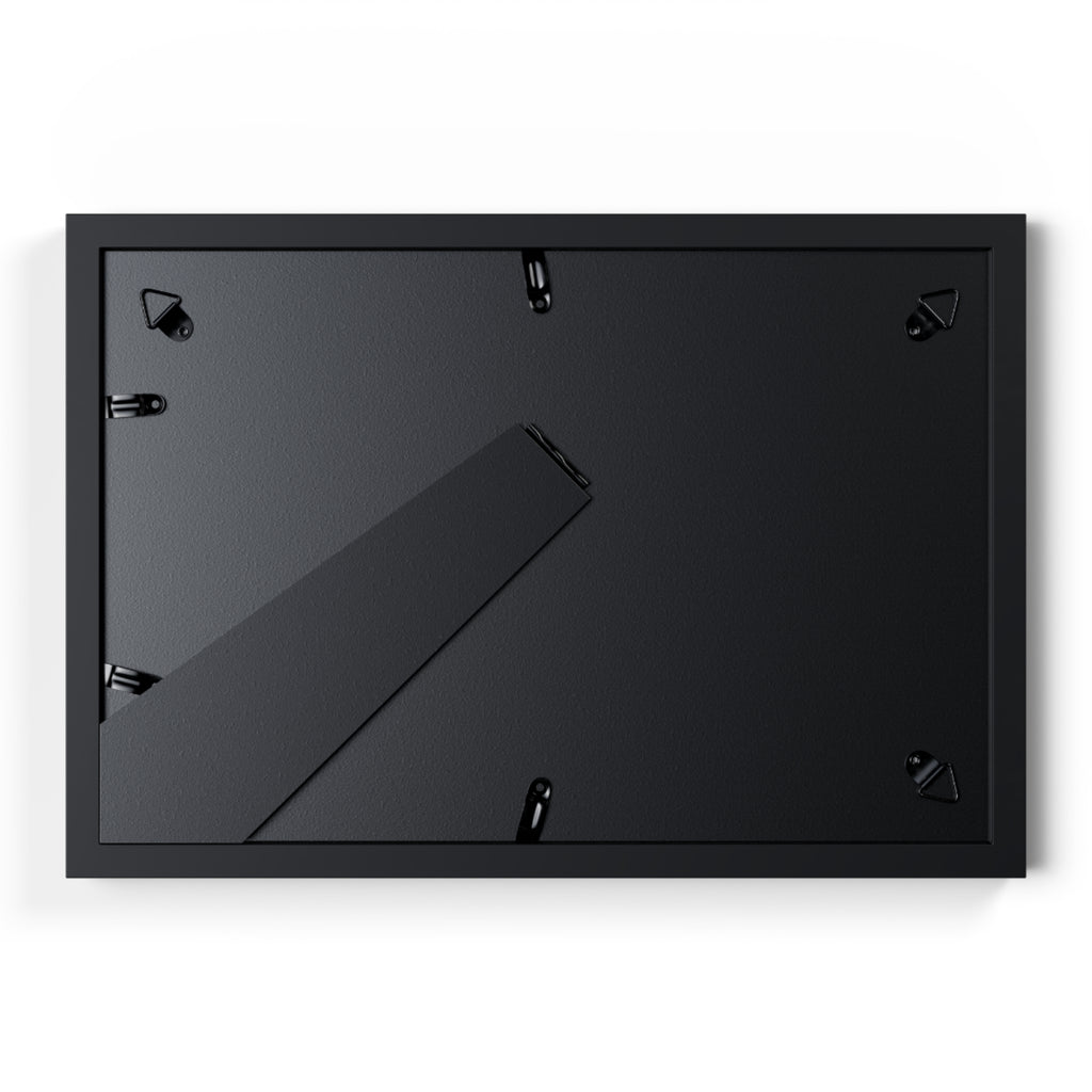 Funny Framed Bathroom Poster