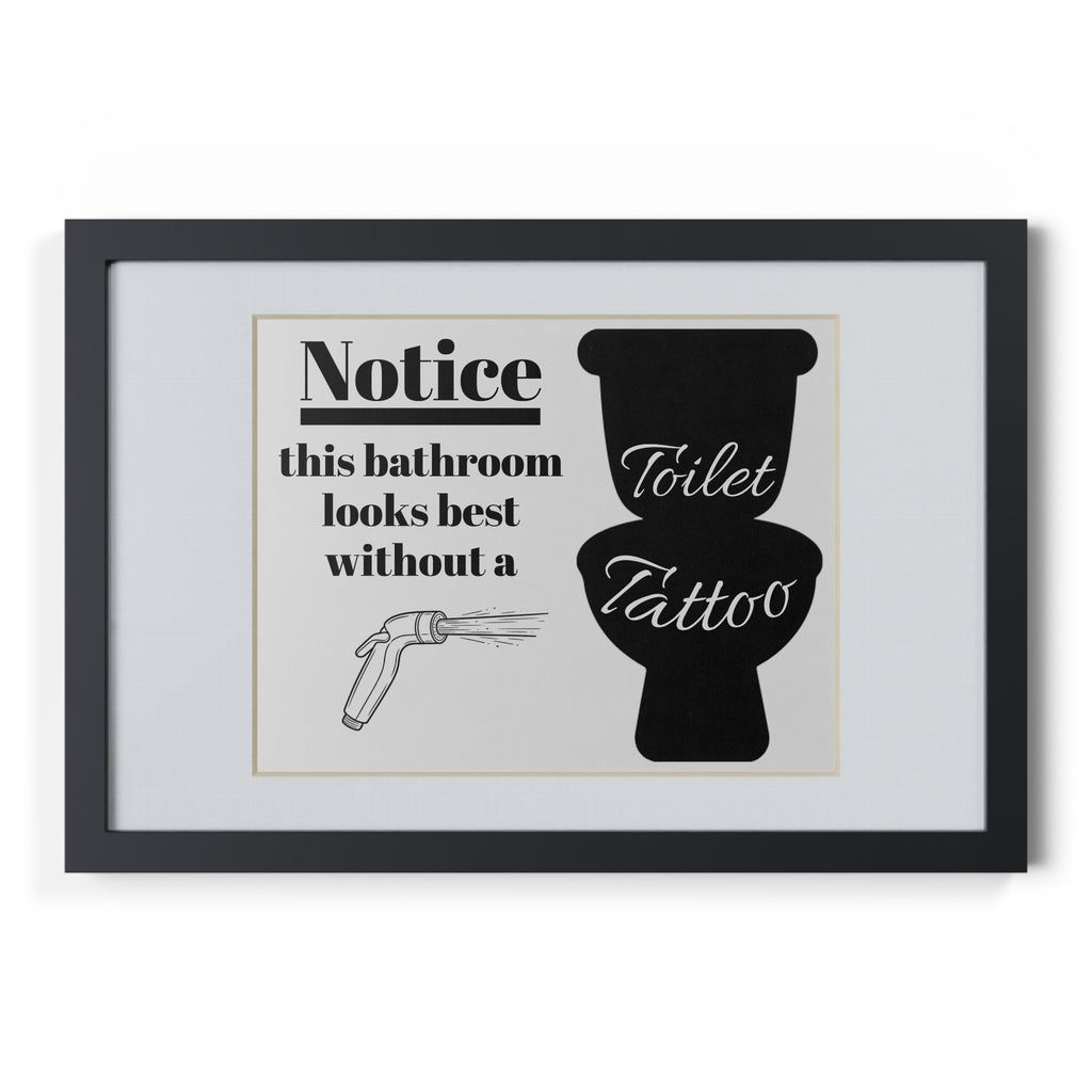 Copy of Framed Poster - 'Let It Go' Motivational Wall Art (Black Frame)