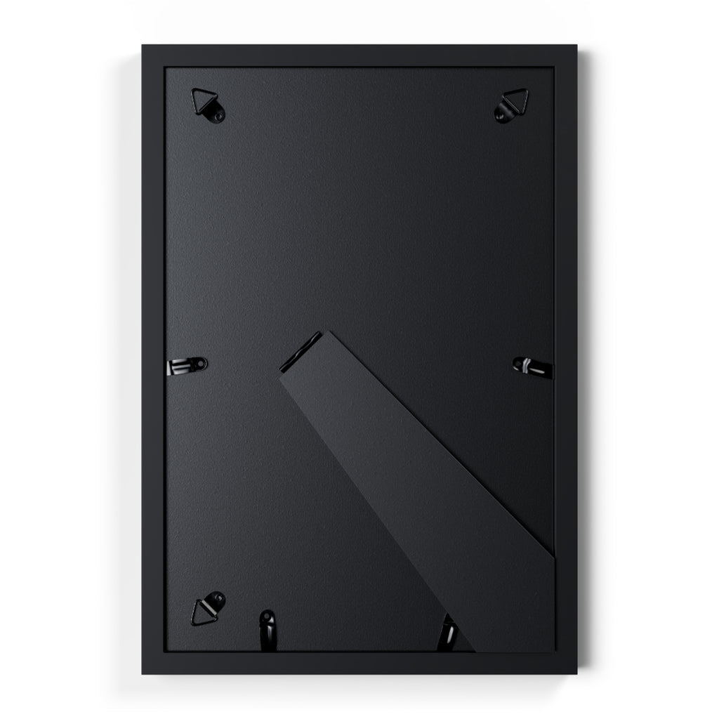 Funny Framed Bathroom Poster