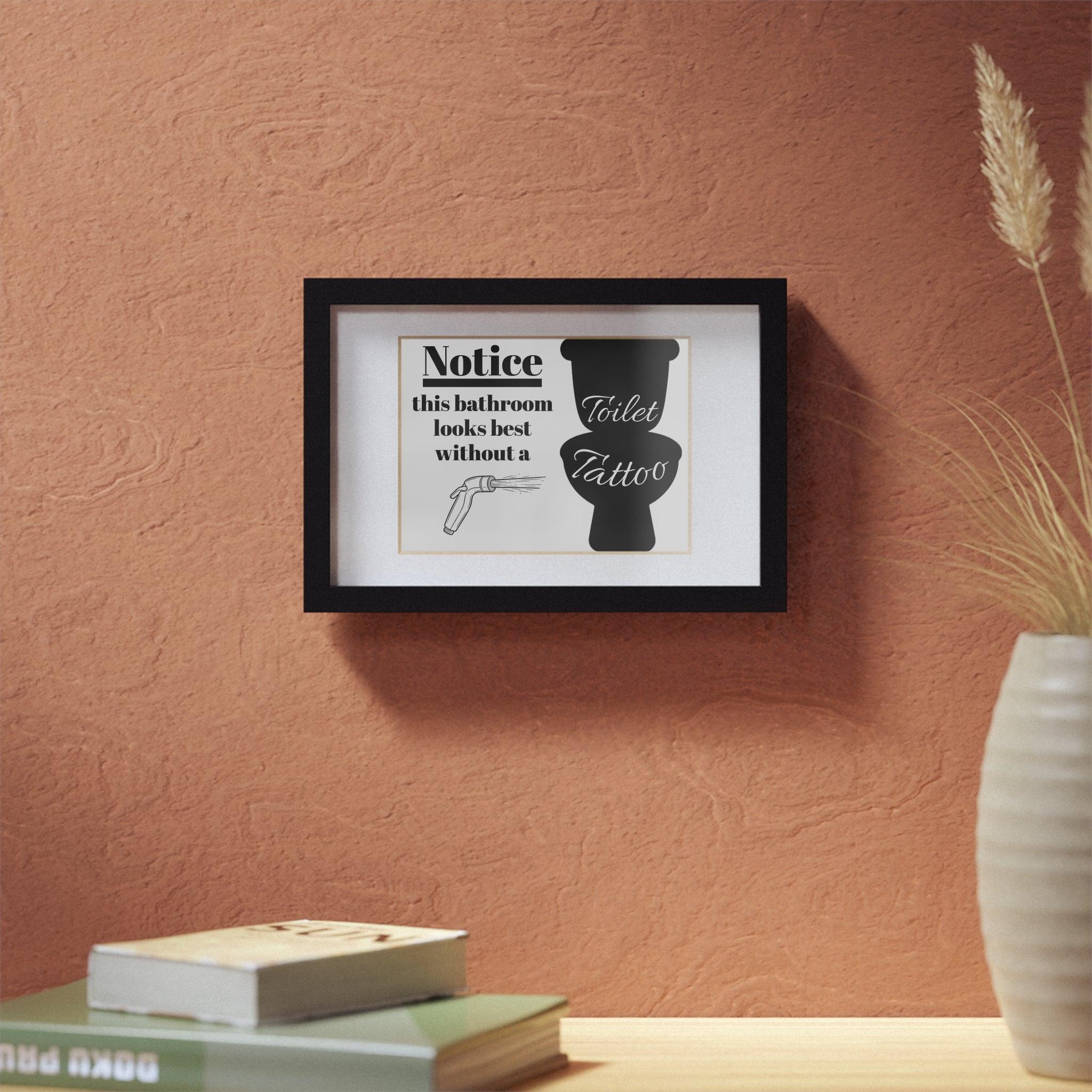 Copy of Framed Poster - 'Let It Go' Motivational Wall Art (Black Frame)