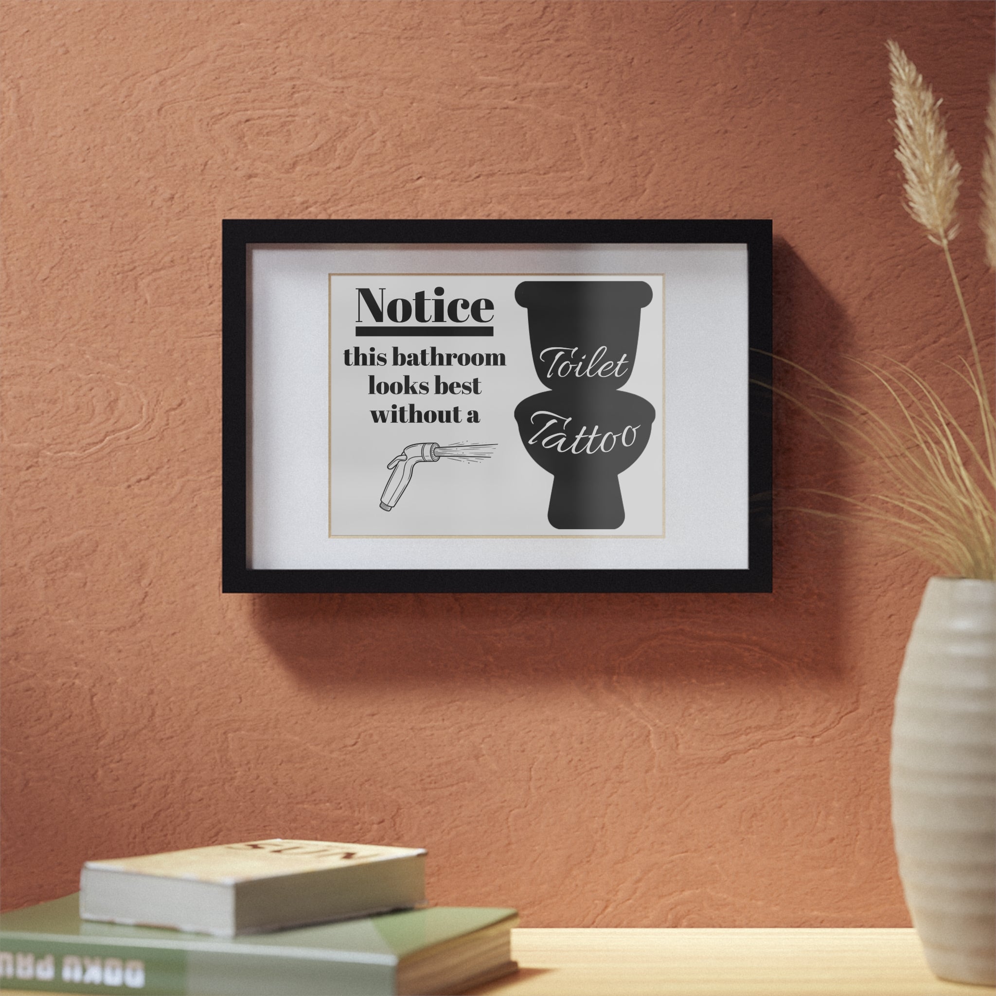 Copy of Framed Poster - 'Let It Go' Motivational Wall Art (Black Frame)