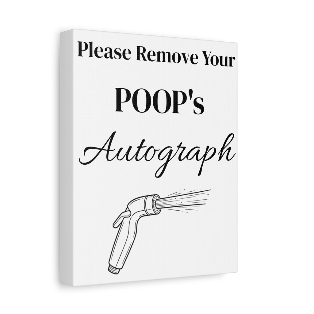 Bathroom canvas decor