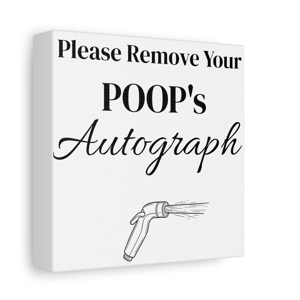 Bathroom canvas decor