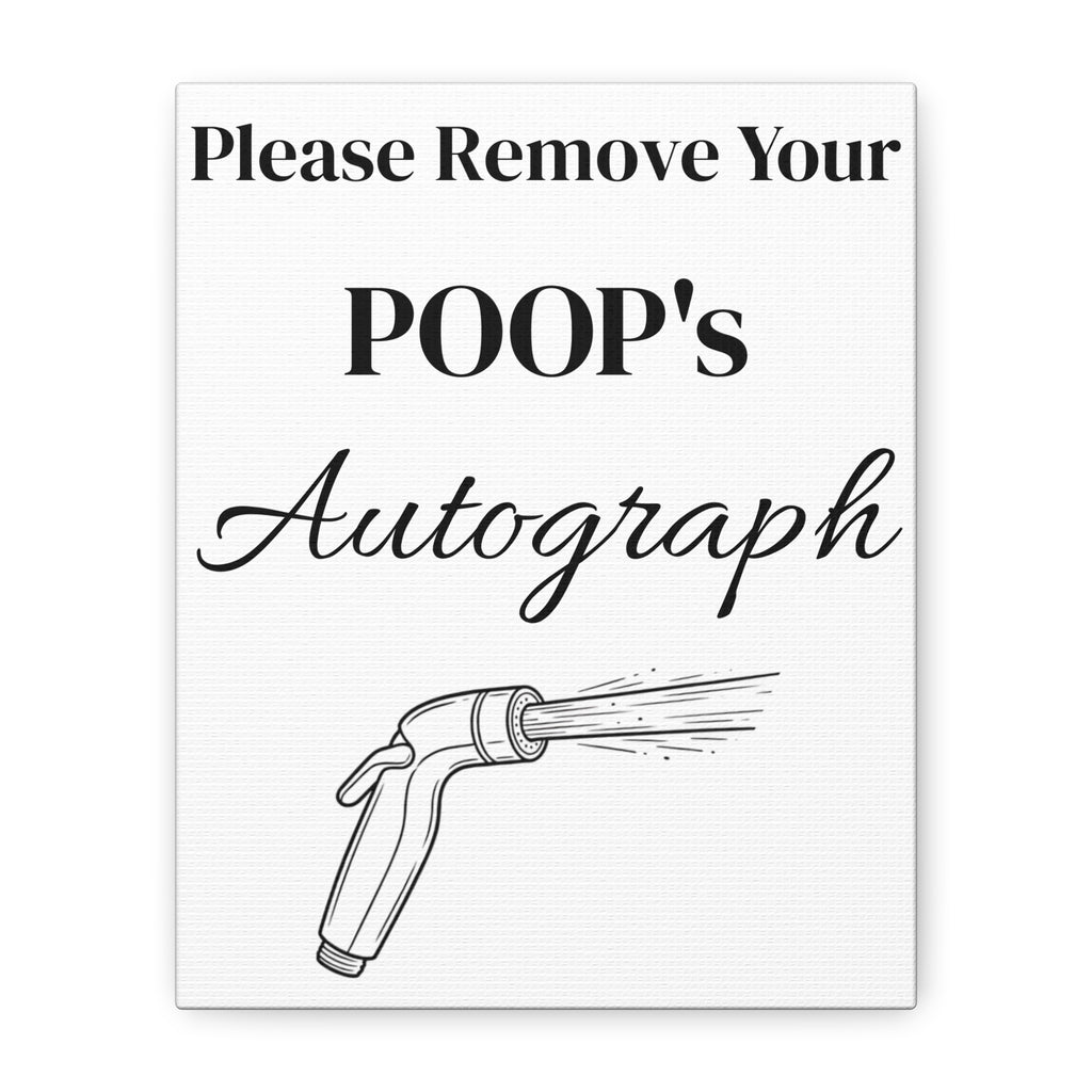 Bathroom canvas decor