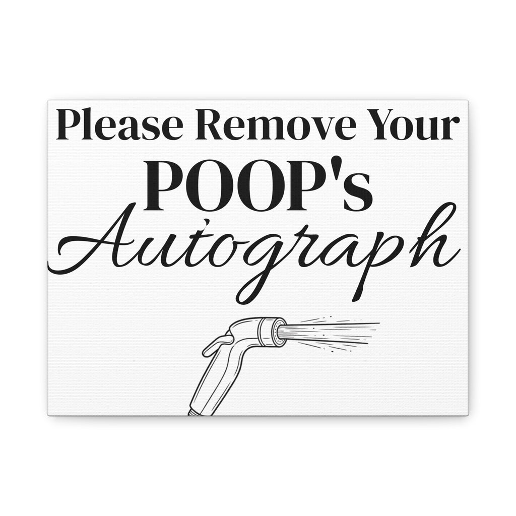 Bathroom canvas decor