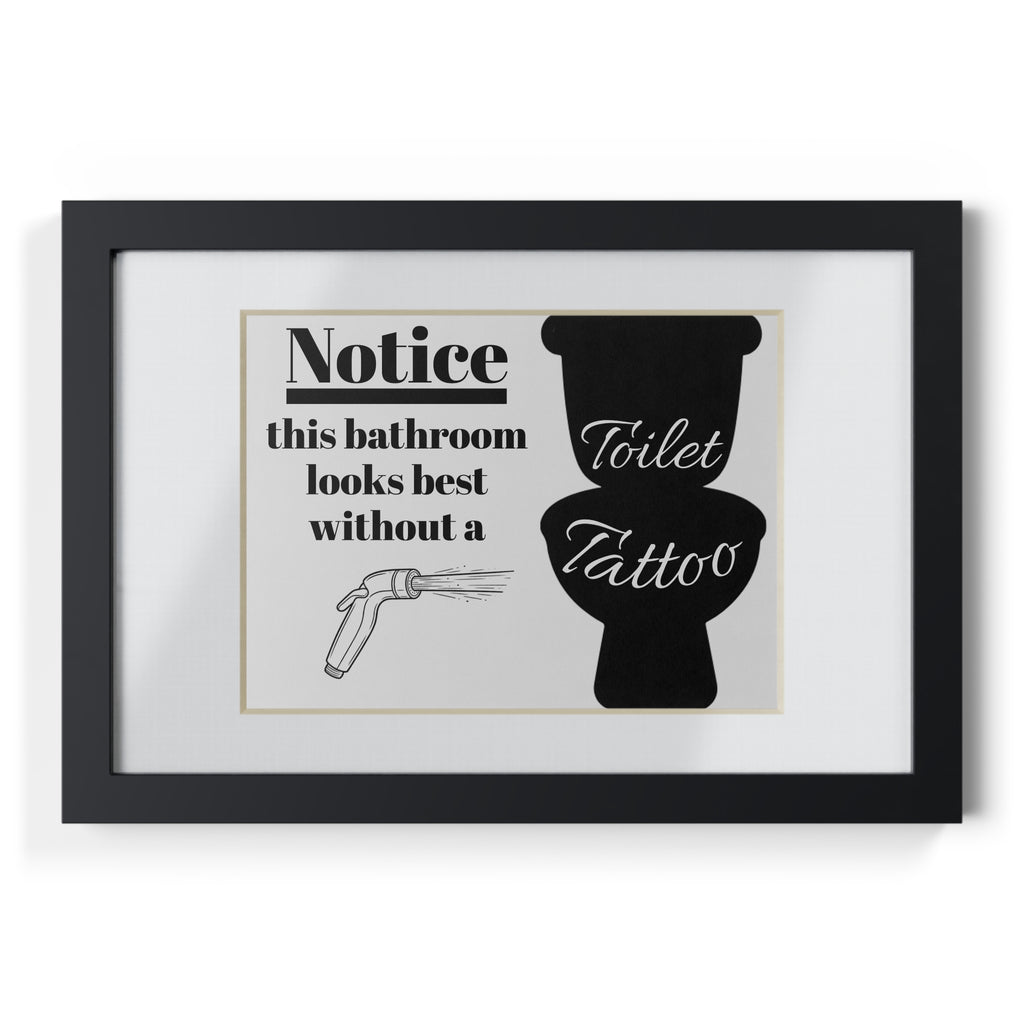 Copy of Framed Poster - 'Let It Go' Motivational Wall Art (Black Frame)