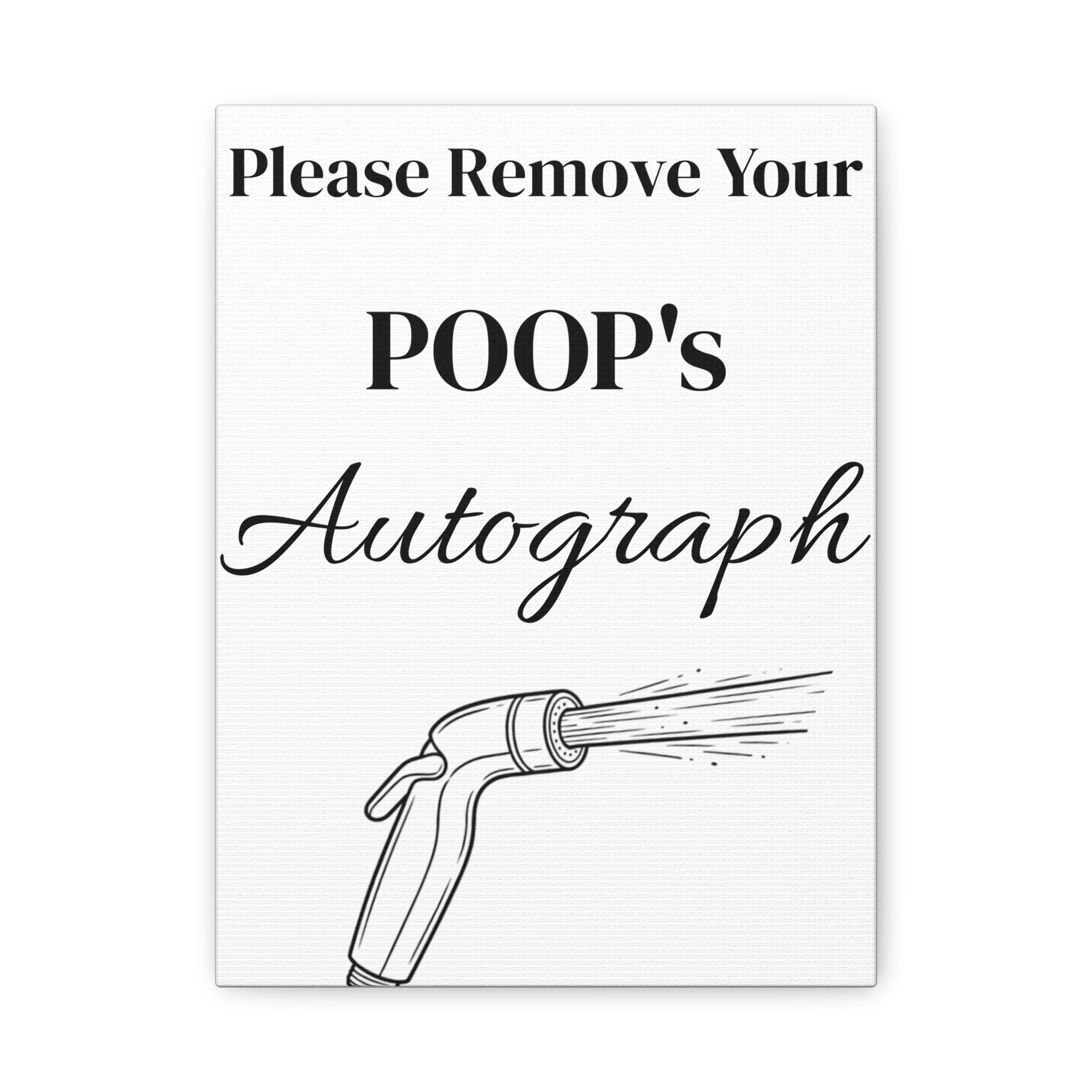 Bathroom canvas decor