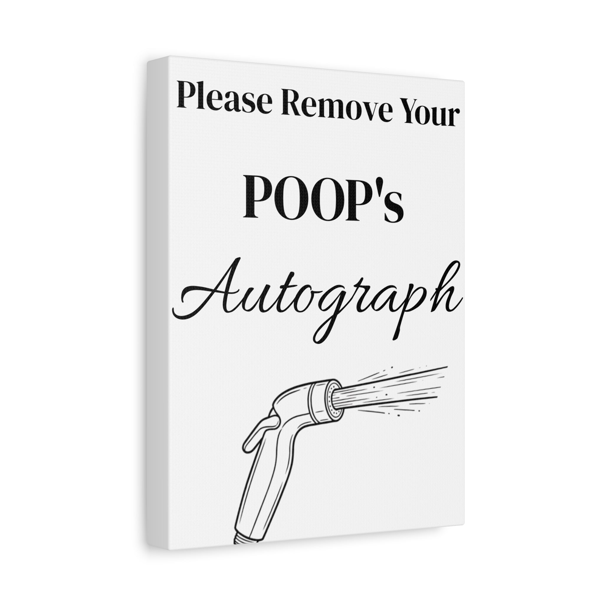 Bathroom canvas decor